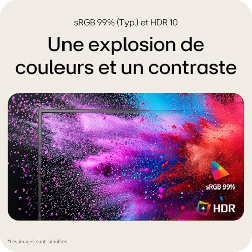 LG Ultrafine™ 27U411A-B Écran PC 27" - Dalle IPS résolution FHD (1920 x 1080), 5ms 120Hz, HDR 10, DCI-P3 99% (CIE1931), Mode Lecture, inclinable – Image 8