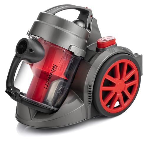 Lehmann LHOCV-7018 Tinosa Aspirateur sans Sac Cyclonique, 4000 W, Aspirateur Puissant avec Une Grande Puissance d'aspiration, HEPA Filtre, Compact et Léger, Réservoir à Poussière 1,8 L – Image 7