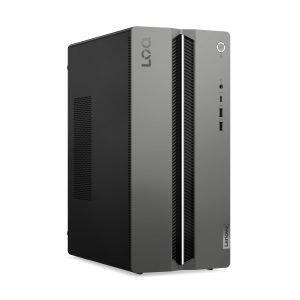 Lenovo LOQ 17IRR9 Ordinateur de Bureau Gaming (Intel Core i5-14400, RAM 16Go, SSD 512Go, NVIDIA GeForce RTX 5060 8GB GDDR7, Windows 11 Home) - Noir - Gris