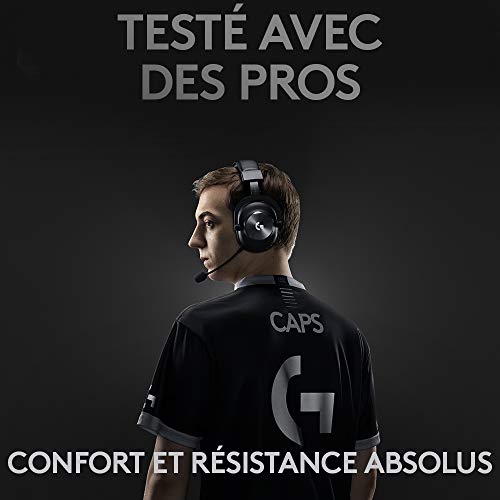 Logitech G PRO X LIGHTSPEED Casque gaming sans fil avec technologie de filtre de micro Blue VOICE, transducteurs PRO-G 50mm, DTS Headphone: X 2.0, 20 heures de batterie, PC, PS5, PS4, Switch - Noir – Image 3