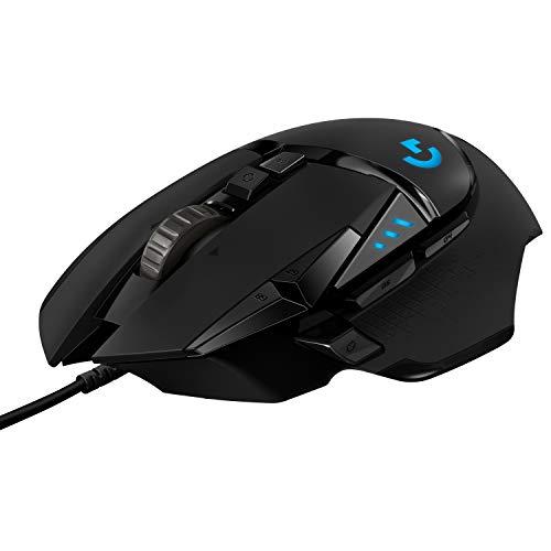 Logitech G502 HERO Souris Gamer Filaire Haute Performance, Capteur Gaming HERO 25K, 25 600 PPP, RVB, Poids Ajustable, 11 Boutons Programmables, Mémoire Intégrée, PC/Mac - Noire – Image 2