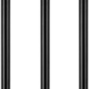 Lot de 3 stylets noirs pour écran tactile, stylet de haute précision pour tous les stylos universels iPad avec pointe fine pour iPad, téléphone portable, Samsung, Android, tablette et autres