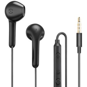 MAS CARNEY Ecouteurs Filaire Intra-Auriculaires WH9, Écouteurs Jack 3.5mm avec Microphone Compatible avec Téléphone, PC, Ordinateur Portable, Samsung, Huawei, MP3 Players