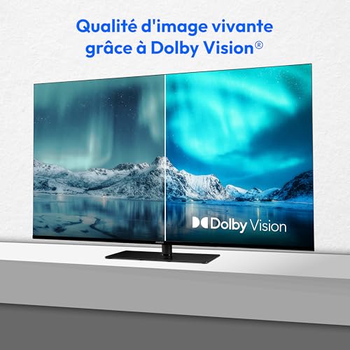 MEDION TV 55 Pouces 4K (138,8 cm) Television (Smart TV 4K, Dolby Vision HDR, VIDAA Store, Prime Video, Disney+, DAZN, Paramount+, HbbTV, PVR, Bluetooth, MD 855300) – Image 5