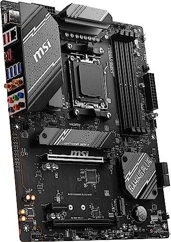 MSI B650 Gaming Plus Carte mère de Jeu WiFi AMD AM5, ATX, DDR5, PCIe 4.0, M.2, SATA 6 Go/s, USB 3.2 Gen 2, HDMI/DP, Wi-FI 6E, Bluetooth 5.3, AMD Ryzen 7000 Series Processeurs de Bureau – Image 5