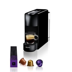 Machine à Café Nespresso Krups Essenza Mini Noir Cafetière à Capsules XN110810