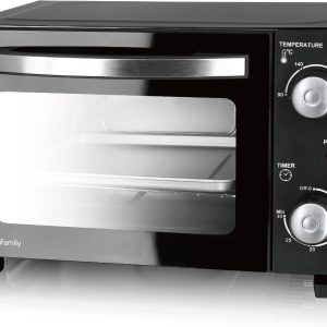 Melchioni Family | Four Électrique Modèle DEVIL 11 avec Capacité de 11 litres, Température réglable jusqu’à 230 °C, Minuterie 30 minutes, Couleur Noir, Noire