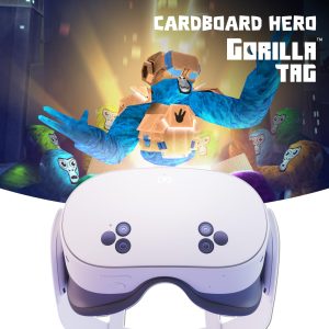 Meta Quest 3S 128 Go — Pack Cardboard Hero Gorilla Tag — Une exclusivité Destockage Multimédia - Essayez Meta Horizon+ sans Frais Pendant 3 Mois