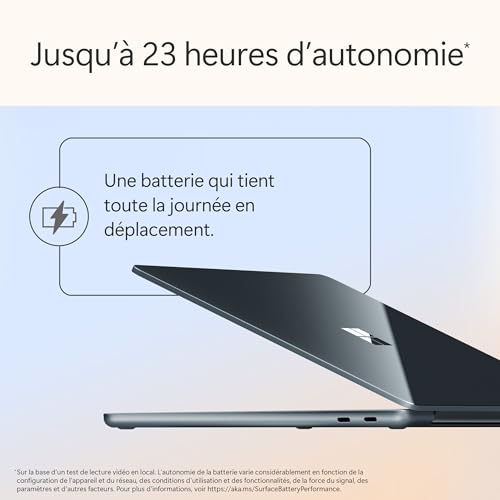 Microsoft Surface Laptop | Copilot+ PC | Ecran Tactile LCD 13”| Snapdragon® X Plus | 16Go RAM | Stockage 512Go | Dernier Modèle | Océan – Image 4