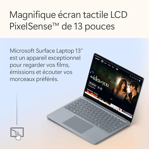 Microsoft Surface Laptop | Copilot+ PC | Ecran Tactile LCD 13”| Snapdragon® X Plus | 16Go RAM | Stockage 512Go | Dernier Modèle | Océan – Image 5