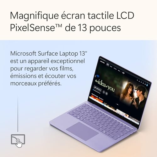 Microsoft Surface Laptop | Copilot+ PC | Ecran Tactile LCD 13”| Snapdragon® X Plus | 16Go RAM | Stockage 512Go | Dernier Modèle | Violet – Image 5