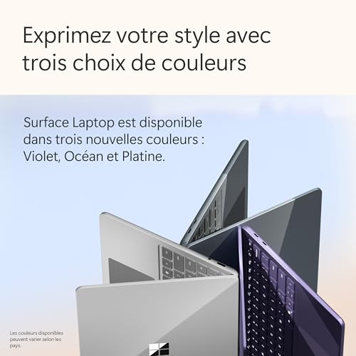 Microsoft Surface Laptop | Copilot+ PC | Ecran Tactile LCD 13”| Snapdragon® X Plus | 16Go RAM | Stockage 512Go | Dernier Modèle | Violet – Image 6