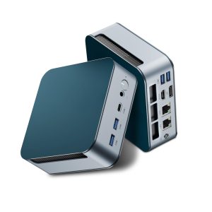 Mini PC Ryzen 5 7430U (Max.4,3 GHz), 16Go RAM, 512 Go SSD M.2 NVMe, Mini Ordinateur de Bureau Win 11 Pro, Triple Affichage 4K 60 Hz, HDMI, Type-C, USB, RJ45, Wi-FI 6, BT 5.0 Light Gamer PC