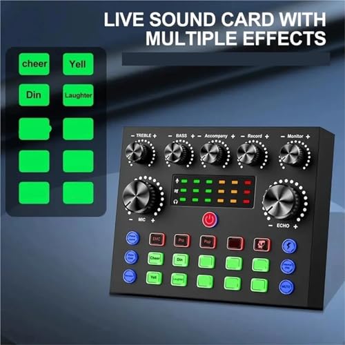 Mixeur audio, Équipement Audio For Podcasts En Direct, Matériel DJ For L'enregistrement Et La Dif pour streaming en direct, podcasting, PC – Image 5