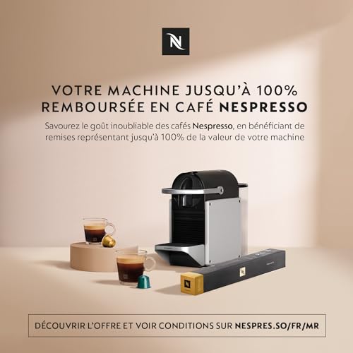 Nespresso Krups Machine à café Inissia rouge, Cafetiere Espresso YY1531FD – Image 3