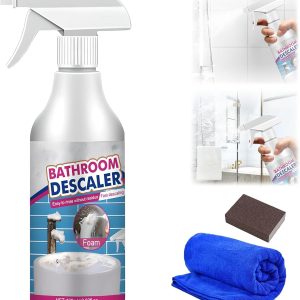 Nettoyeur de taches têtues, 2026 Nouveau Acide Oxalique Nettoyant WC Salle Multifonctionnel Nettoyant Salle de Bain, Puissant Bathroom Descaler Foam Spray pour Toilettes Égout Salle (1)
