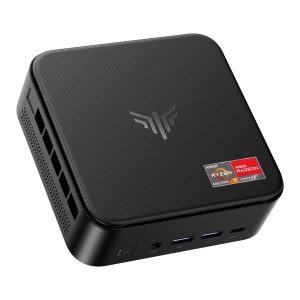 NiPoGi E3B Mini PC AMD Ryzen 5 7430U 16 Go DDR4 / 512 Go SSD Micro Ordinateur Bureau, Graphique Radeon RX Vega 7, DP+HDMI+Type-C, WiFi 6 BT5.2 Light Gamer PC