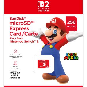 Nintendo Carte mémoire micro SD express 256 Go SanDisk
