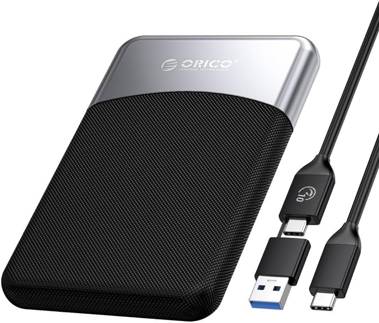 ORICO SSD Externe 512Go avec Câble USB C 2 en 1, Disque Dur Externe SSD USB 3.2 Gen 1 Jusqu'à 460 Mo/s, SSD Portable pour Smartphone USB-C, PC, Tablette, Ordinateur Portable - M25PRO – Image 2
