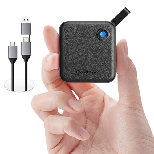 ORICO SSD Portable 512 Go avec Câble USB-C 2 en 1, Disque Dur Externe SSD, Jusqu'à 460 Mo/s, Indicateur d'État, Stockage Fiable pour Smartphone USB-C, Tablette et Ordinateur - B5PLUS – Image 2