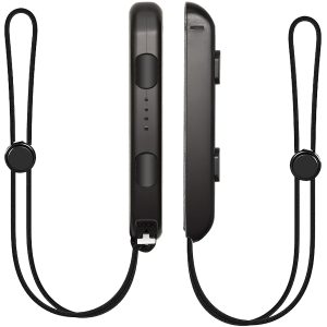 OddMart 2PCS Dragonnes pour Nintendo Switch Joy-Con avec Verrouillage Automatique, Gamepad Bracelets Réglables Confortables Accessoires Portable de Manette pour Switch/Oled (Noir)