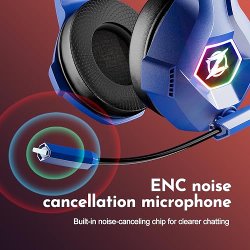 Ozeino Casque Gaming, Casque Gamer sans Fil avec Micro, Latence Inférieure à 25ms, Clé USB et Type C à Double Extrémité Casque Gaming sans Fil, Casque Gamer Compatible avec PC, Ps5, Ps4, Switch – Image 5