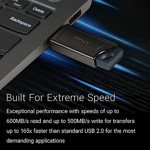 PNY Pro Elite V2 Clé USB 3.2 Gen 2 256Go, Vitesse de Lecture jusqu'à 600Mo/s – Image 4
