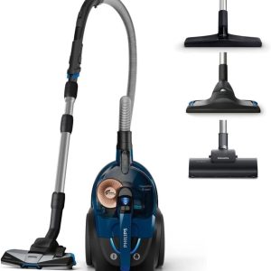 Philips PowerCyclone 8 Aspirateur Sans Sac - Moteur 900W, Aspiration 99,9%, Filtration HEPA 13, Brosse Turbo Animaux, Compact (FC9745/09)