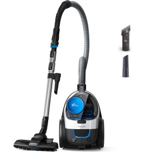 Philips PowerPro Compact Série 3000 Aspirateur sans Sac - 900 W Avec Filtre HEPA et Brosse TriActive (FC9332/09)