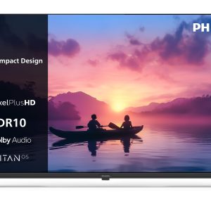 Philips Smart TV LED 32PHS6000 2K HD - Écran 32 Pouces avec Pixel Plus, Plateforme Titan OS et Son Dolby numérique, Compatible Alexa et Assistant Vocal Google