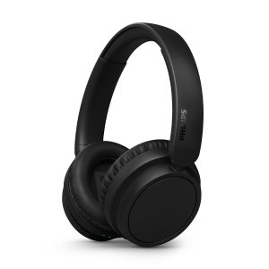 Philips TAH5209BK/00 Casque sans Fil Supra-aural Bluetooth, Isolation phonique Passive, 65 Heures d’autonomie, Son Naturel, appels clairs, Basses dynamiques, Recharge en 2 Heures Via USB-C - Noir