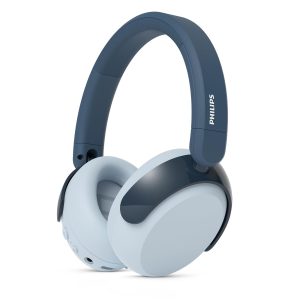 Philips TAK5500RT série 5500 Casque Supra-aural Pliable sans Fil Bluetooth 5.4 à réduction de Bruit pour Enfants, 34 Heures d’autonomie avec ANC, Volume limité, Partage Audio, câble USB-C Inclus