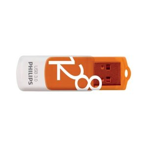 Philips Vivid Édition Super Speed clé USB 3.0 128 Go avec Capuchon pivotant pour PC, Ordinateur Portable, Stockage de données informatiques, Vitesse de Lecture jusqu'à 100 Mo/s
