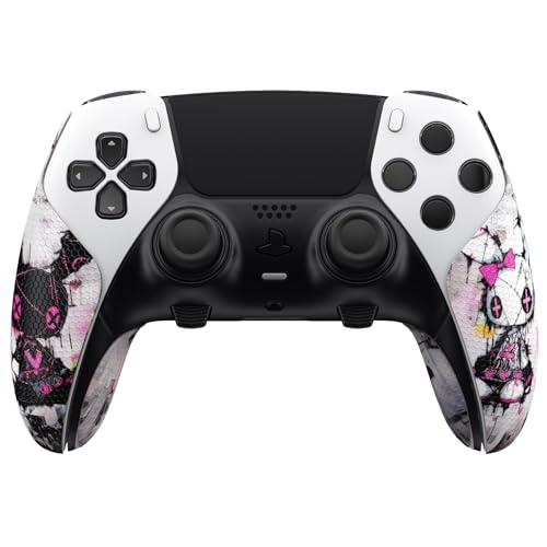 PlayVital Protection pour ps5 Edge Grip Manette Sticker,Autocollant Skin pour ps5 Edge Controller Accessoires,Antidérapante Souple PU-Lapin Punk Mignon – Image 5