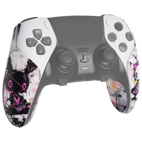 PlayVital Protection pour ps5 Edge Grip Manette Sticker,Autocollant Skin pour ps5 Edge Controller Accessoires,Antidérapante Souple PU-Lapin Punk Mignon – Image 8