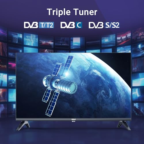 RCA VRS32HQ1 Smart TV 32 Pouces (80 cm) WiFi VIDAA Connectée Téléviseurs sans Bord avec Triple Tuner(DVB-C/S2/-T2), Molotov, Netflix, Prime Video, Disney+, Youtube - 2024 – Image 6