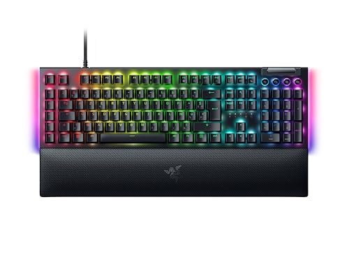 Razer BlackWidow V4 - Clavier Gaming Mécanique Chroma RGB - Snap Tap - Switches Mécaniques Verts (6 Touches Macros Dédiées, Touches ABS à Double Injection) Clavier AZERTY | Noir – Image 2