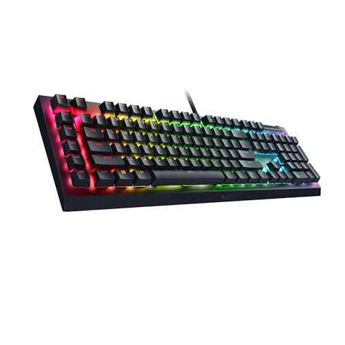 Razer BlackWidow V4 X - Clavier Gaming Mécanique Chroma RGB (Switchs Mécaniques Verts, 6 Touches Macros Dédiées, Touches ABS à Double Injection) AZERTY FR-Layout | Noir – Image 3
