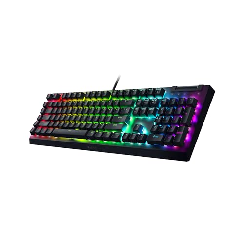 Razer BlackWidow V4 X - Clavier Gaming Mécanique Chroma RGB (Switchs Mécaniques Verts, 6 Touches Macros Dédiées, Touches ABS à Double Injection) AZERTY FR-Layout | Noir – Image 4