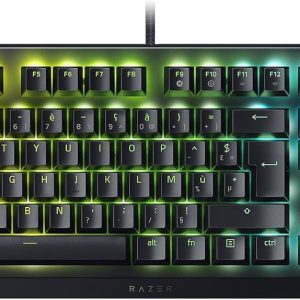 Razer BlackWidow V4 X - Clavier Gaming Mécanique Chroma RGB (Switchs Mécaniques Verts, 6 Touches Macros Dédiées, Touches ABS à Double Injection) AZERTY FR-Layout | Noir