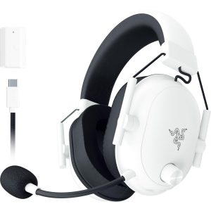 Razer Blackshark V2 Hyperspeed pour PC - Casque de Jeu sans Fil E-Sports Ultra Léger 280g (Microphone Super Large Bande, Haut-Parleur Triforce 50mm, Mousse d'isolation sonore) Blanc