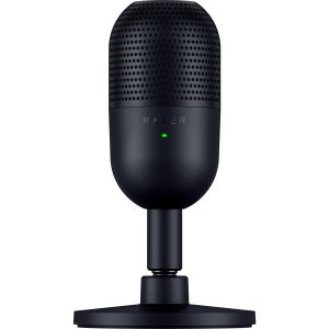 Razer Seiren V3 Mini - Microphone USB ultra-compact (microphone à condensateur 14 mm, directivité supercardioïde, détecteur de mise en sourdine, absorbeur de chocs intégré) Noir