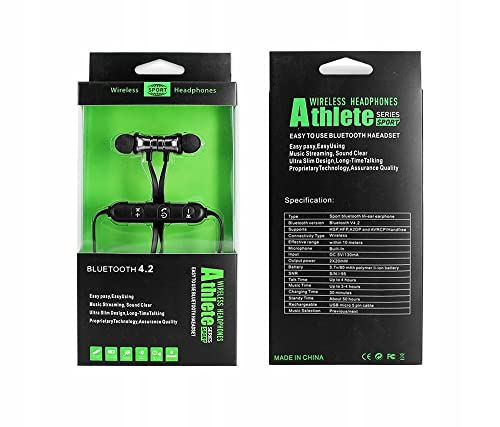 Retoo Écouteurs Bluetooth de Sport, écouteurs de Sport avec câble pour Courir, écouteurs Intra-Auriculaires, stéréo HD et qualité sonore HD, Son stéréo, Casque de Course à Pied, Casque – Image 3