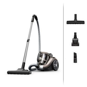 Rowenta Compact Power XXL Animal Aspirateur sans sac, Moteur basse consommation 900W max, Haute filtration, Bac à poussière 2,5L, Compact, RO4B50EA, Cigarillo