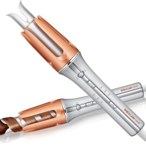 SHEGLAM It-Curl Fer à boucler automatique avec revêtement en céramique, 3 niveaux de température (170-210°C), enrouleur instantané pour boucles (32mm)