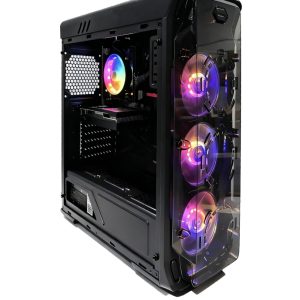 STGsivir PC Gamer Fixe,Ordinateur Gaming,GeForce RTX 2060 Super 8Go GDDR6,Ryzen 5 5500 up to 4.2Ghz,32Go DDR4,1To SSD,WiFi 6,BT5.0,Ventilateur RGB x3,Windows11 Pro