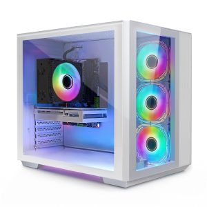 STGsivir PC Gamer Fixe,Ordinateur Gaming,GeForce RTX 3060 12Go GDDR6,Core i7 up to 3.9Ghz,16Go RAM,1To SSD,WiFi 6,BT 5.0,Ventilateur RGB x3,Windows11 Pro
