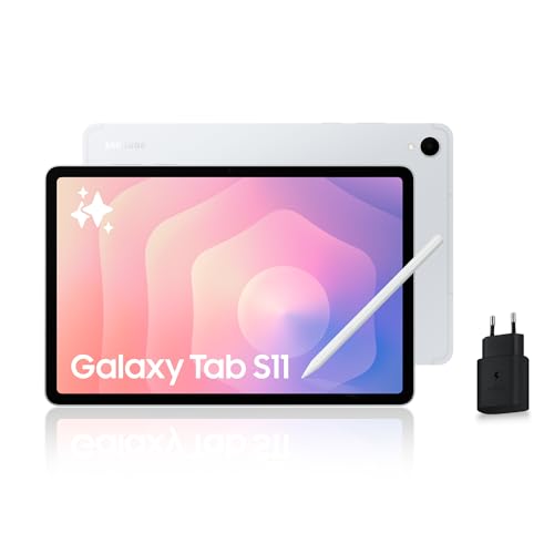 Samsung Galaxy Tab S11 11'' WiFi 128 Go, Tablette Android avec Galaxy AI, Dex, Argent, S Pen et Chargeur Secteur Rapide 25W Inclus, Version FR – Image 2