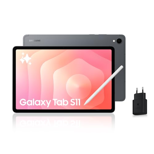 Samsung Galaxy Tab S11 11'' WiFi 128 Go, Tablette Android avec Galaxy AI, Dex, Gris, S Pen et Chargeur Secteur Rapide 25W Inclus, Version FR – Image 2