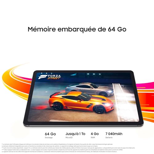 Samsung Galaxy Tab S6 Lite 2024, 10.4'' 64Go, WiFi, Anthracite, avec Chargeur secteur rapide 25W, S Pen Inclus, FR Version – Image 8
